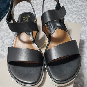 Franco Sarto Black strap sandals